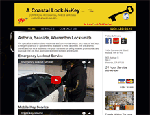 Tablet Screenshot of coastallocknkey.com